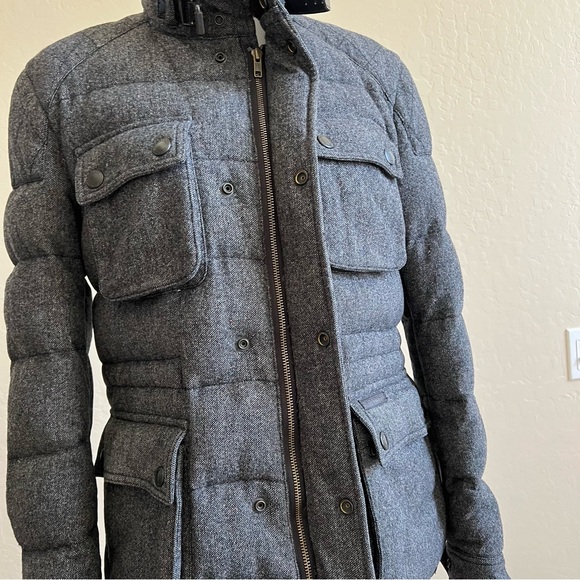 NWOT! Burberry Wool Duck Down Filled Utility Jacket Sz S W/T Auth Cert $2,150 - Picture 10 of 17